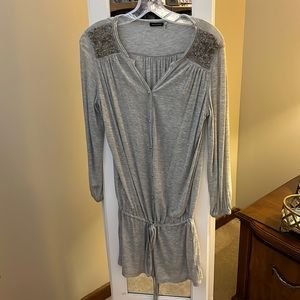 Magaschoni gray button tunic size S